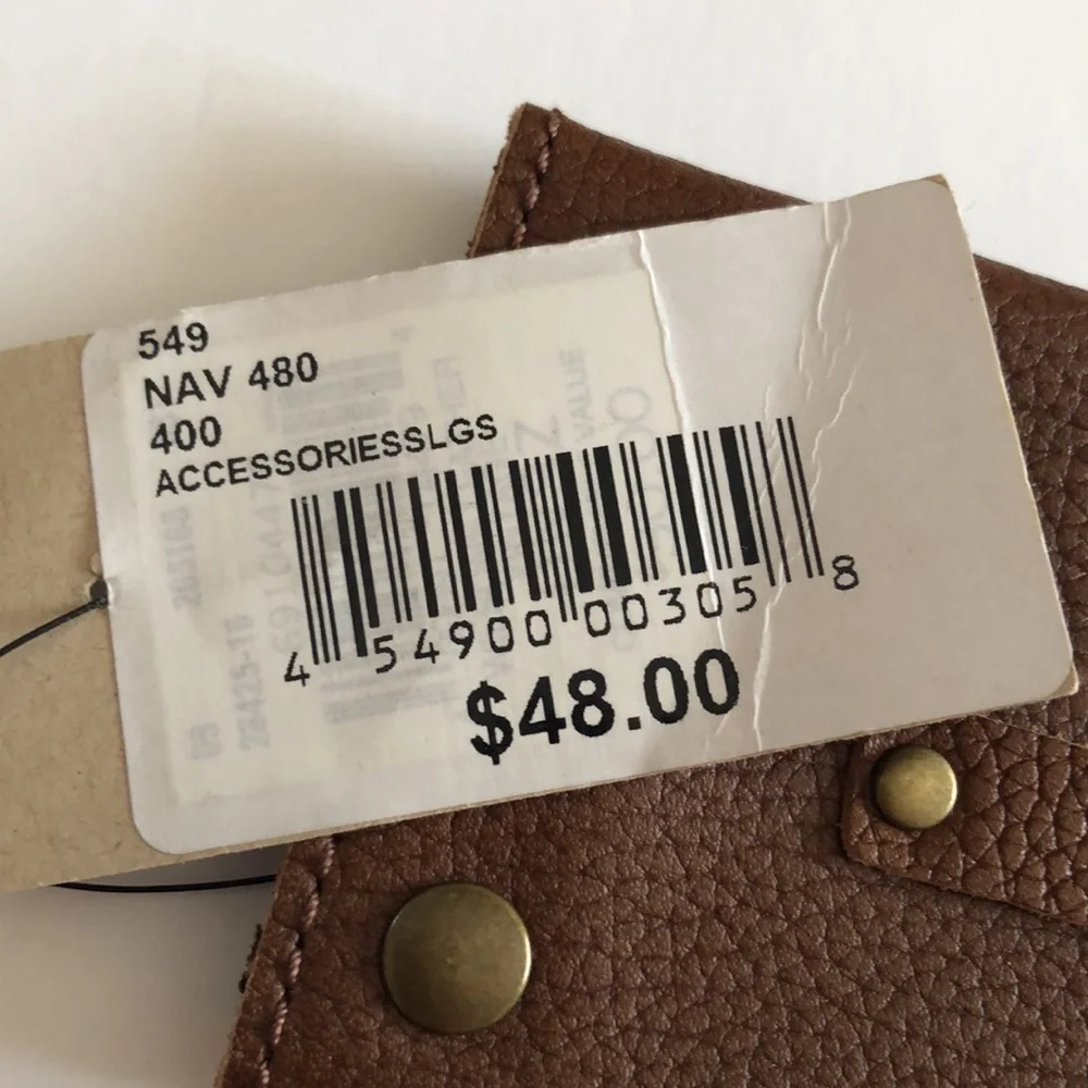Wilson’s Brown Leather Slim Wallet Wilson’s leather soft card slim wallet